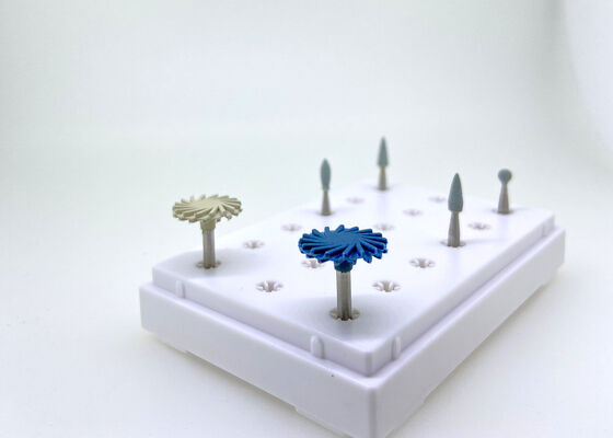 품질  Abrasive Dental Polishing Kit / Diamond Finishing Bur RA Shank 10mm Diameter 공장
